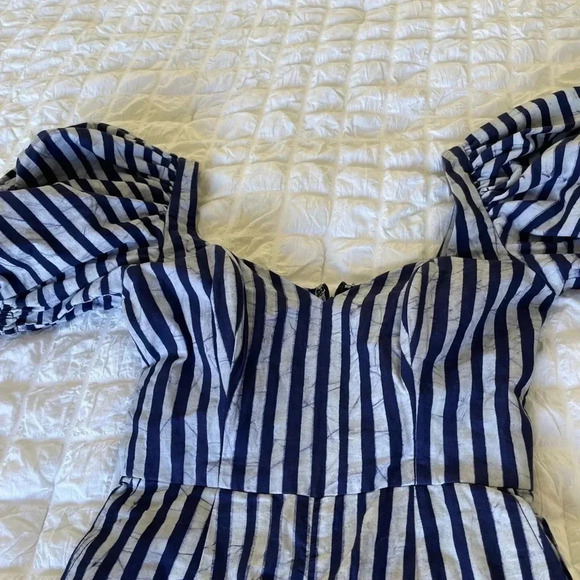 Sika Binata navy stripe romper - Picture 5 of 11